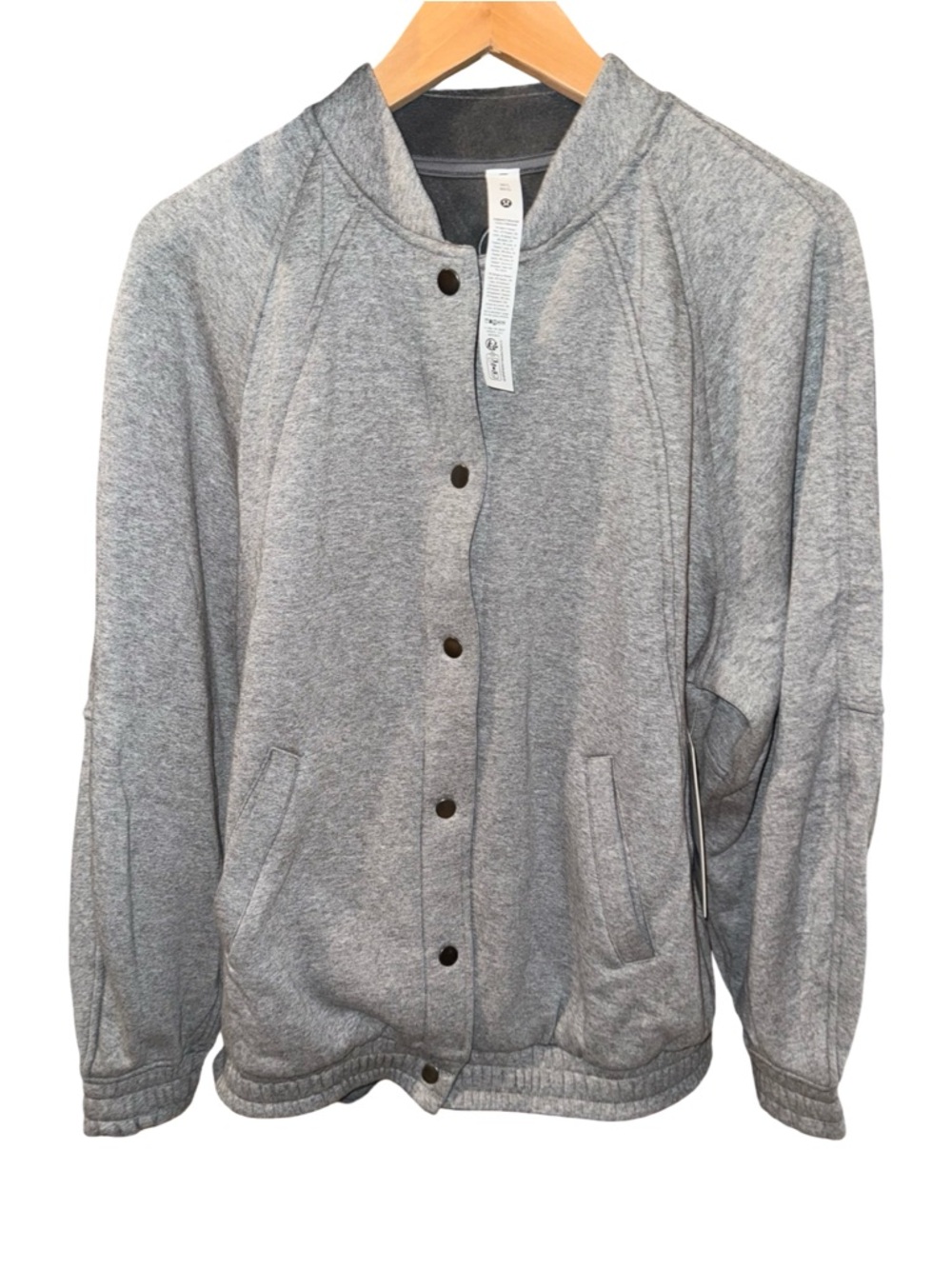 Lululemon Scuba Oversized Varsity Jacket Plush NWT